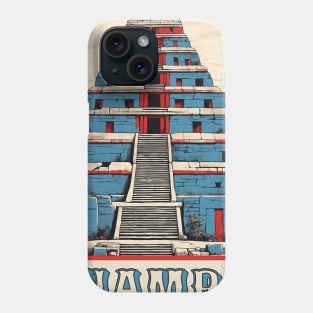 Bonampak Mexico Vintage Poster Tourism 2 Phone Case