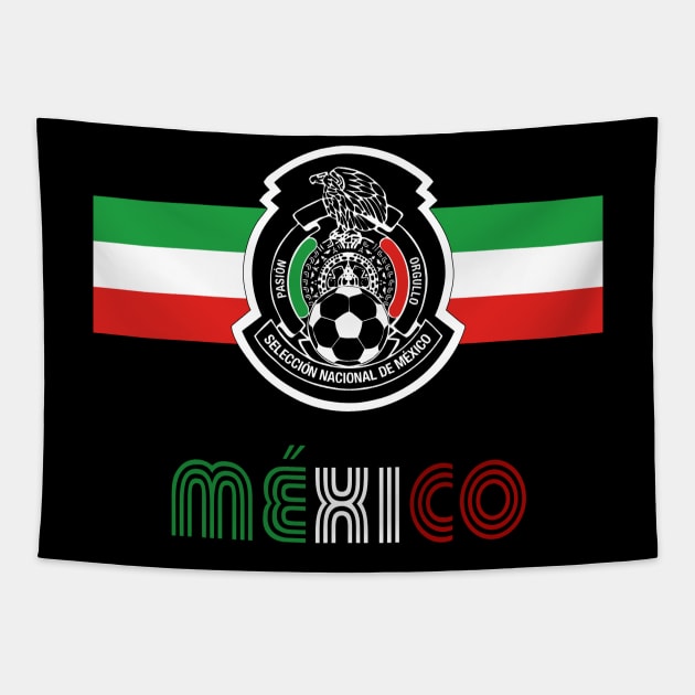 Mexico Soccer Team Seleccion Mexicana de futbol Tapestry by soccer t-shirts