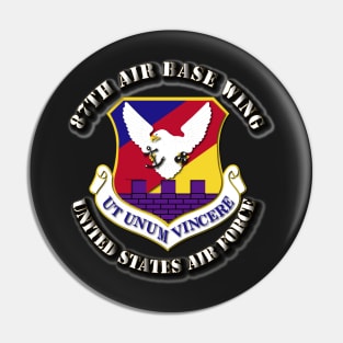 87th Air Base Wing Pin