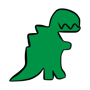 Dinosaur Friend - Green T Rex T-Shirt