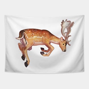 Cozy Fallow Deer Tapestry