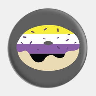 Non-Binary Donut Pin