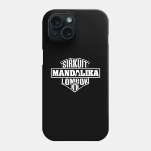 Sirkuit Mandalika Lombok NTB BW on Dark Color Phone Case