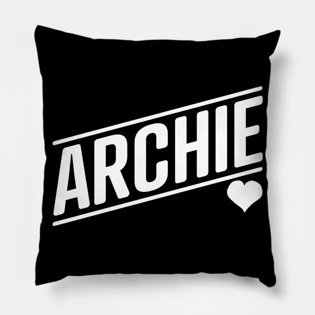 Archie! So much love for the name Archie, the royal baby to Meghan and Harry. Pillow by YourGoods