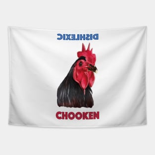 Dishlexic Chooken Tapestry