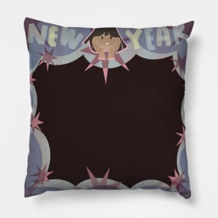 New Year Theme Pillow