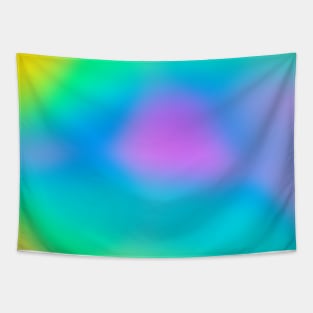 Bright Abstract Rainbow Gradient Tapestry