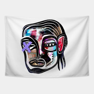 Art Face Tapestry