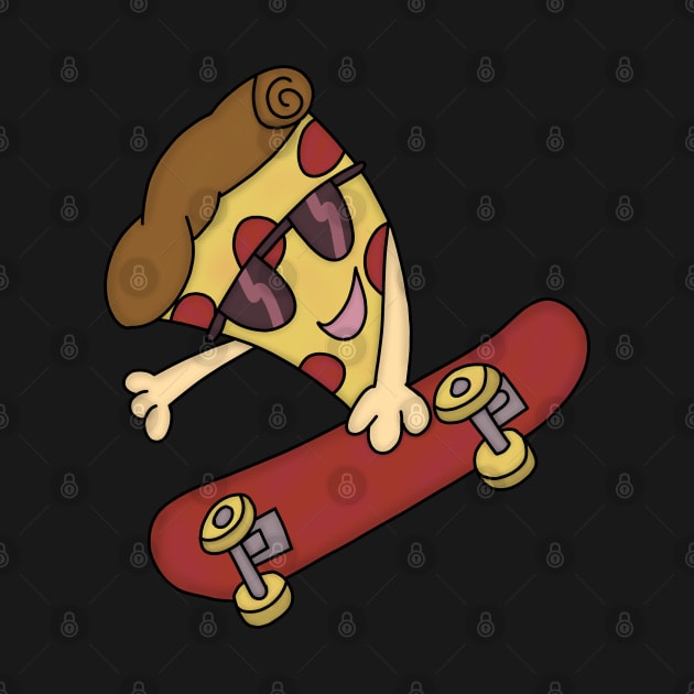 Pizza Skateboarder by pako-valor