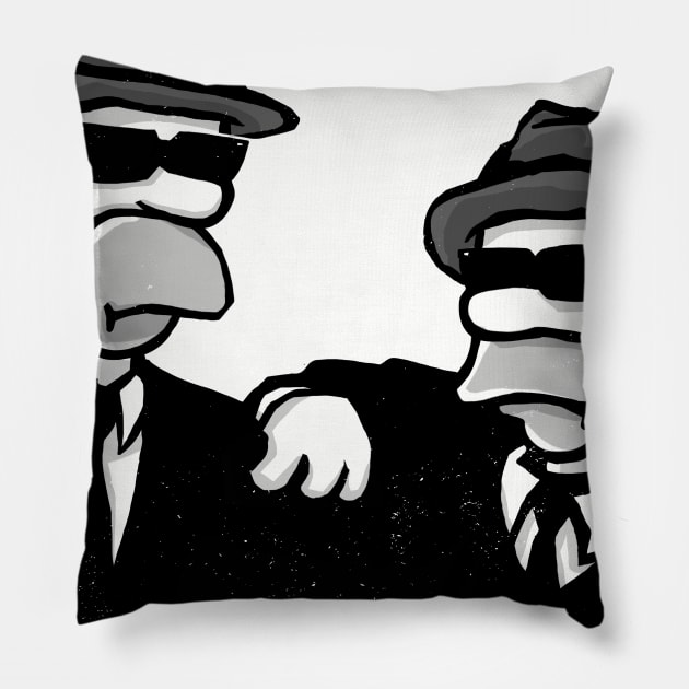 Springfield in Blues Pillow by kg07_shirts