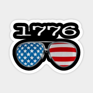 AMERICA PILOT GLASSES 1776 Magnet