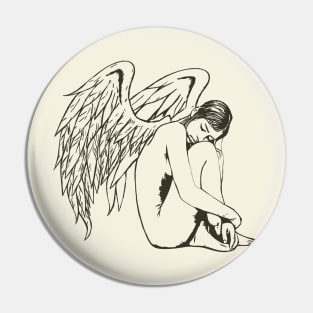 Sleeping Angel Pin