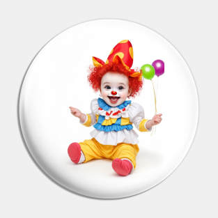 Baby Clown Pin