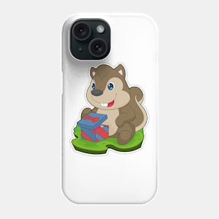 Squirrel Christmas Package Phone Case