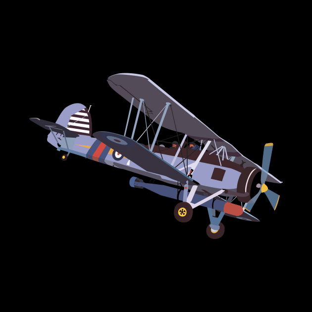 Fairey Swordfish British Torpedo Bomber by NorseTech