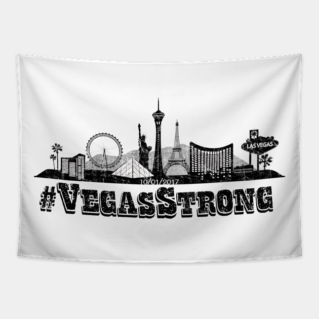 Vegas Strong Tapestry by PlanetJoe