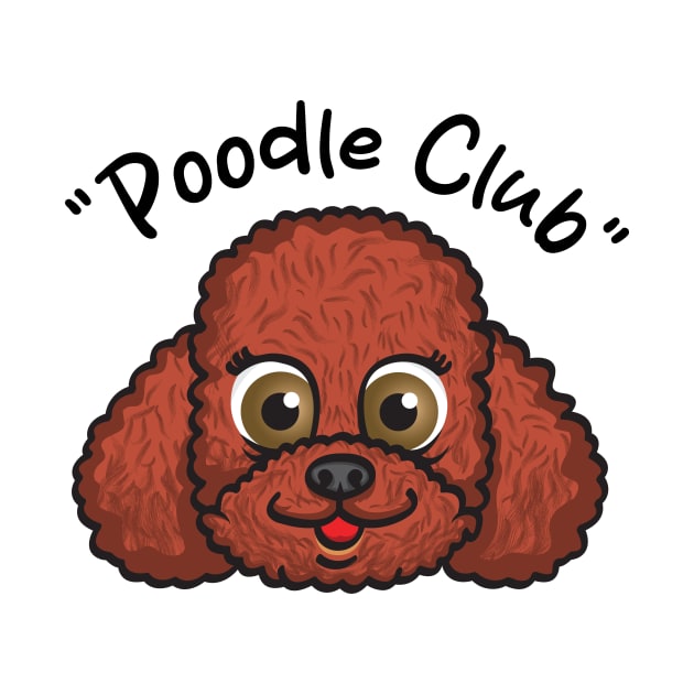 Toy Poodle Pet Dog Cartoon by Dooodeee