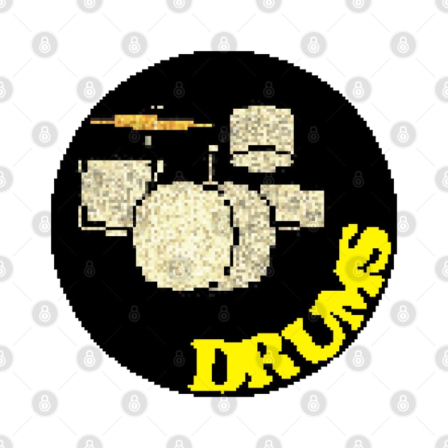 Rock Battle Card Game Drums Icon by gkillerb