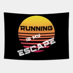 Running Is My Escape Tapestry