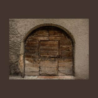 Old Door in Malcesine, Italy T-Shirt