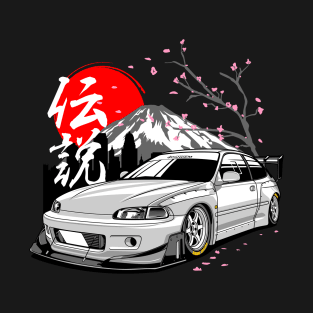 Honda Civic EG Sakura Widebody T-Shirt