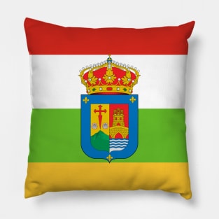 Flag of La Rioja, Spain Pillow