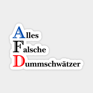 Anti AFD Gegen rechts Magnet