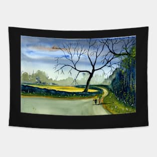 Springtime Walk Tapestry