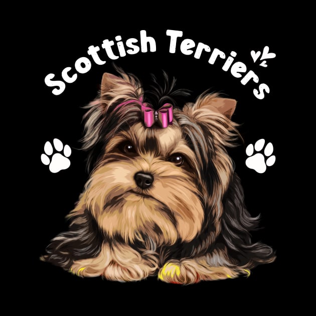 Tiny Terrors Chic Yorkshire Terrier Tee for Dog Lovers Everywhere by Northground