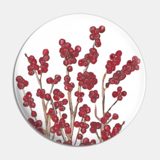 Red Berries Pin