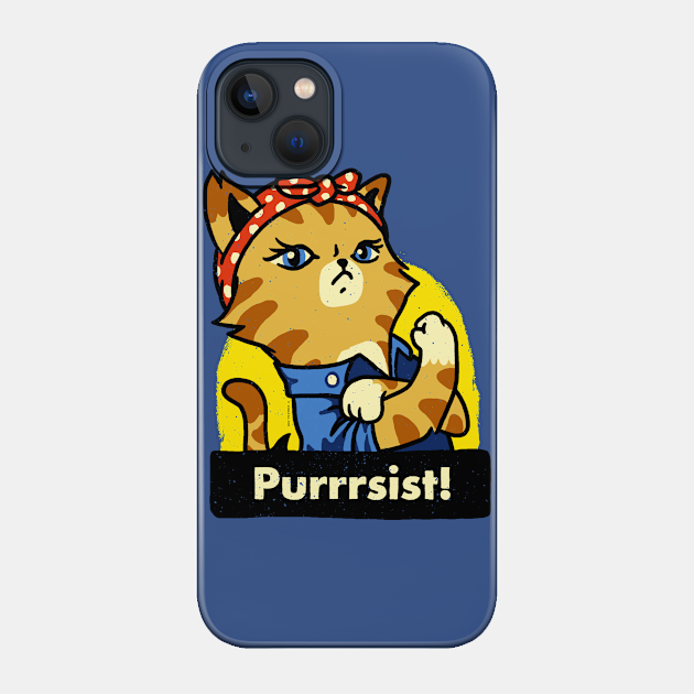 Purrrsist! (Version 3) - Cats - Phone Case