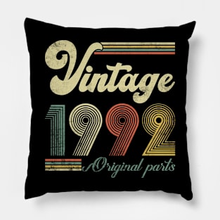 Vintage 1992 32nd Birthday Gift Men Women 32 Years Old Pillow