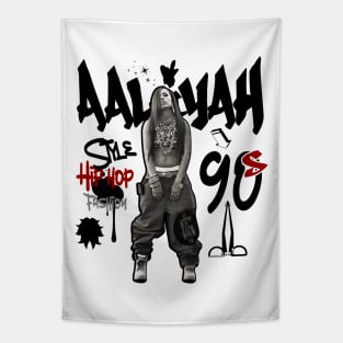 Aaliyah hiphop fashion 90s Tapestry