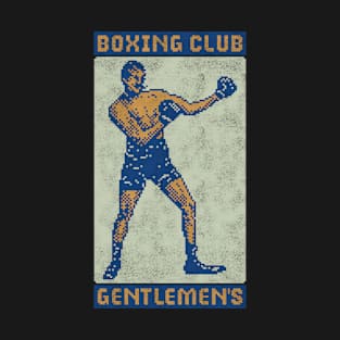 Boxing Club Gentlemen Pixel Art T-Shirt
