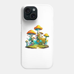 Mushroom in the imagination world Phone Case