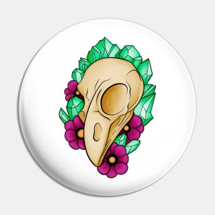 Bird Skull Pin