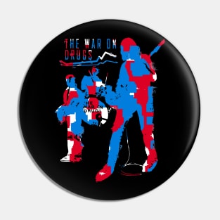 The War On Drugs Band color Pin