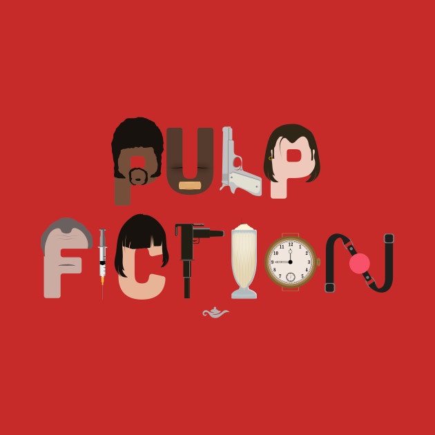Pulp Fiction Typography By Grantedesigns