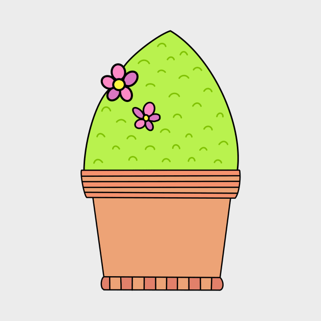Cute Cactus Design #29: Fancy Suburban Cactus by DreamCactus