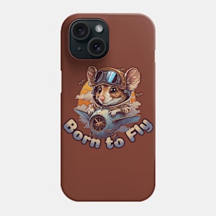 Born To Fly Cute Rat Phone Case