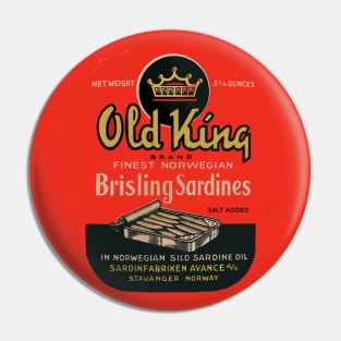 Old King - Finest Norwegian Sardines Pin