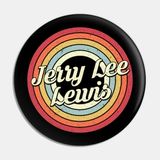Jerry Lee Proud Name Retro Rainbow Tribute Pin