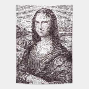 Typewriter Art: Mona Lisa Tapestry