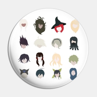 danganronpa v3 cast minimalistic Pin