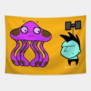 Total Crap Jellyfish T-Shirt Tapestry