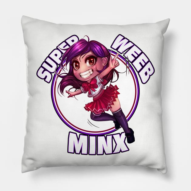 Super Weeb Minx Pillow by TheRPGMinx