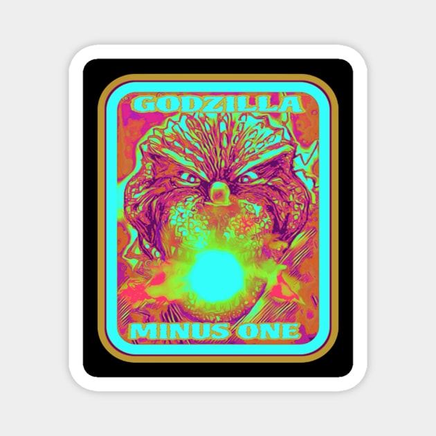 GODZILLA MINUS ONE Double Sided Print Magnet by Robzilla2000