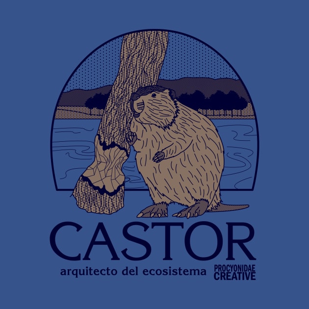 Castor, Arquitecto del Ecosistema by ProcyonidaeCreative