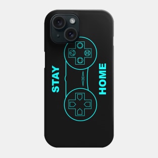 stay at home playing games Phone Case