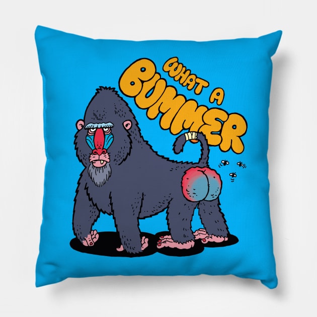 What a Bummer Pillow by LittleCozyNostril